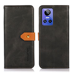 Leather Case Stands Flip Cover Holder N07P for Realme GT Neo3 5G Black
