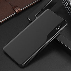 Leather Case Stands Flip Cover Holder Q02H for Xiaomi Poco X3 Black