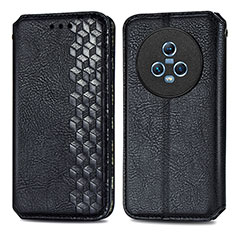 Leather Case Stands Flip Cover Holder S01D for Huawei Honor Magic5 5G Black