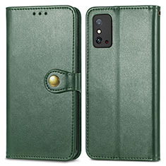 Leather Case Stands Flip Cover Holder S05D for Huawei Honor X10 Max 5G Green