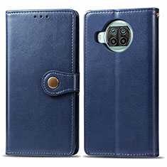 Leather Case Stands Flip Cover Holder S05D for Xiaomi Mi 10T Lite 5G Blue