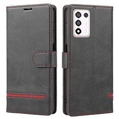 Leather Case Stands Flip Cover Holder SY1 for Realme 9 SE 5G Black