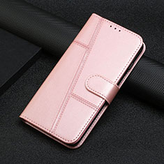 Leather Case Stands Flip Cover Holder Y01X for Xiaomi Mi 13 Pro 5G Rose Gold