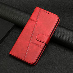 Leather Case Stands Flip Cover Holder Y01X for Xiaomi Redmi A1 Plus Red