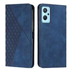 Leather Case Stands Flip Cover Holder Y02X for Realme 10 5G Blue