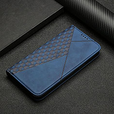 Leather Case Stands Flip Cover Holder Y02X for Samsung Galaxy A51 4G Blue