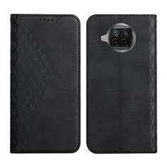 Leather Case Stands Flip Cover Holder Y02X for Xiaomi Mi 10T Lite 5G Black