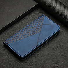 Leather Case Stands Flip Cover Holder Y02X for Xiaomi Mi 13 5G Blue