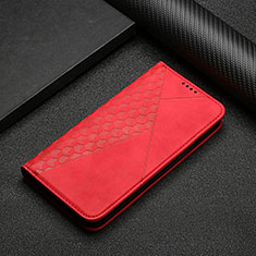 Leather Case Stands Flip Cover Holder Y02X for Xiaomi Mi 13 5G Red