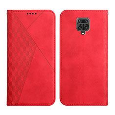 Leather Case Stands Flip Cover Holder Y02X for Xiaomi Poco M2 Pro Red