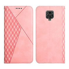 Leather Case Stands Flip Cover Holder Y02X for Xiaomi Poco M2 Pro Rose Gold
