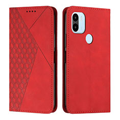 Leather Case Stands Flip Cover Holder Y02X for Xiaomi Redmi A1 Plus Red