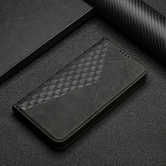 Leather Case Stands Flip Cover Holder Y02X for Xiaomi Redmi Note 12 Pro 5G Black