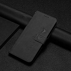 Leather Case Stands Flip Cover Holder Y06X for Realme 11 5G Black