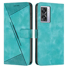 Leather Case Stands Flip Cover Holder Y07X for Realme V23 5G Green