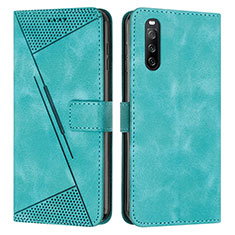 Leather Case Stands Flip Cover Holder Y07X for Sony Xperia 10 IV Green
