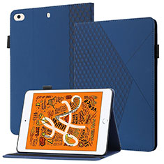 Leather Case Stands Flip Cover Holder YX1 for Apple iPad Mini 4 Blue