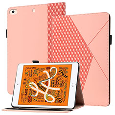 Leather Case Stands Flip Cover Holder YX1 for Apple iPad Mini 5 (2019) Rose Gold