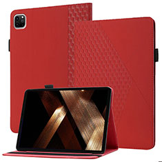 Leather Case Stands Flip Cover Holder YX1 for Apple iPad Pro 11 (2020) Red