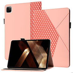 Leather Case Stands Flip Cover Holder YX1 for Apple iPad Pro 11 (2020) Rose Gold