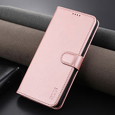 Leather Case Stands Flip Cover Holder YZ1 for Huawei Mate 60 Rose Gold