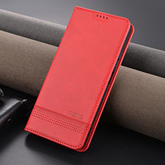 Leather Case Stands Flip Cover Holder YZ1 for Xiaomi Redmi Note 13 5G Hot Pink