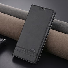 Leather Case Stands Flip Cover Holder YZ1 for Xiaomi Redmi Note 13 Pro 5G Black