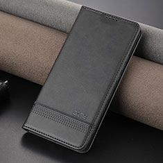 Leather Case Stands Flip Cover Holder YZ2 for Huawei Nova 11 Pro Black