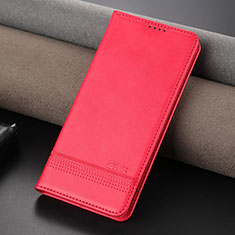 Leather Case Stands Flip Cover Holder YZ2 for Huawei Nova 11 Pro Hot Pink