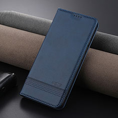 Leather Case Stands Flip Cover Holder YZ2 for Xiaomi Mi 13T 5G Blue