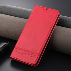 Leather Case Stands Flip Cover Holder YZ2 for Xiaomi Mi 13T 5G Hot Pink