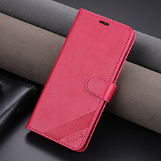Leather Case Stands Flip Cover Holder YZ3 for Oppo Find X6 Pro 5G Hot Pink