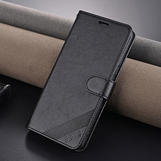Leather Case Stands Flip Cover Holder YZ3 for Xiaomi Redmi Note 13 Pro+ Plus 5G Black