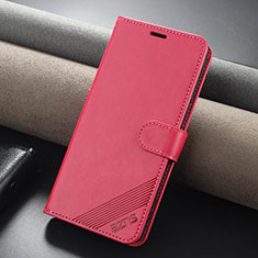 Leather Case Stands Flip Cover Holder YZ4 for Xiaomi Mi 13T 5G Hot Pink