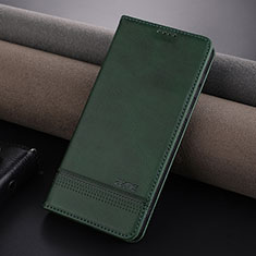 Leather Case Stands Flip Cover Holder YZ5 for Huawei Mate 60 Green