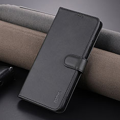 Leather Case Stands Flip Cover Holder YZ5 for Huawei P60 Black