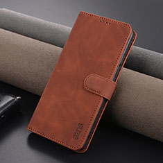 Leather Case Stands Flip Cover Holder YZ5 for Xiaomi Mi 13T 5G Brown