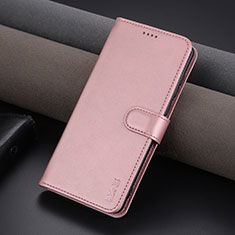 Leather Case Stands Flip Cover Holder YZ6 for Huawei Nova 11 Pro Hot Pink