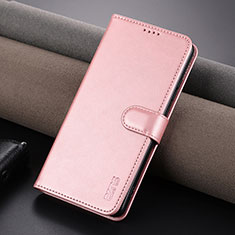 Leather Case Stands Flip Cover Holder YZ6 for OnePlus Nord CE 3 5G Rose Gold