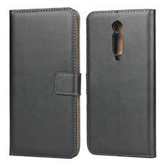 Leather Case Stands Flip Cover K01 for Xiaomi Mi 9T Pro Black