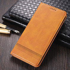 Leather Case Stands Flip Cover K03 Holder for Huawei Mate 40 Light Brown