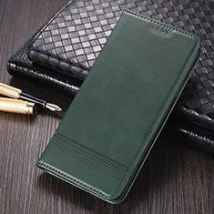 Leather Case Stands Flip Cover K03 Holder for Huawei Mate 40E Pro 4G Midnight Green