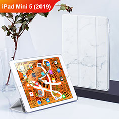 Leather Case Stands Flip Cover L01 for Apple iPad Mini 5 (2019) White
