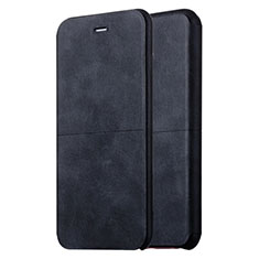 Leather Case Stands Flip Cover L01 for Apple iPhone 6 Plus Black