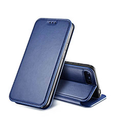 Leather Case Stands Flip Cover L01 for Huawei Honor 10 Blue