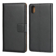Leather Case Stands Flip Cover L01 for Huawei Honor Play 8 Black