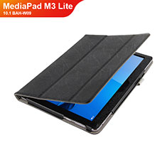 Leather Case Stands Flip Cover L01 for Huawei MediaPad M3 Lite 10.1 BAH-W09 Black