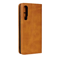 Leather Case Stands Flip Cover L01 for Huawei P30 Orange