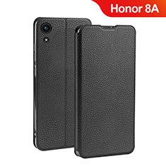 Leather Case Stands Flip Cover L01 for Huawei Y6 Prime (2019) Black
