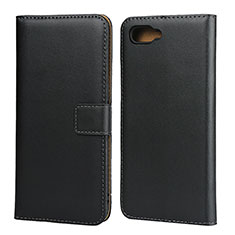 Leather Case Stands Flip Cover L01 for Oppo RX17 Neo Black